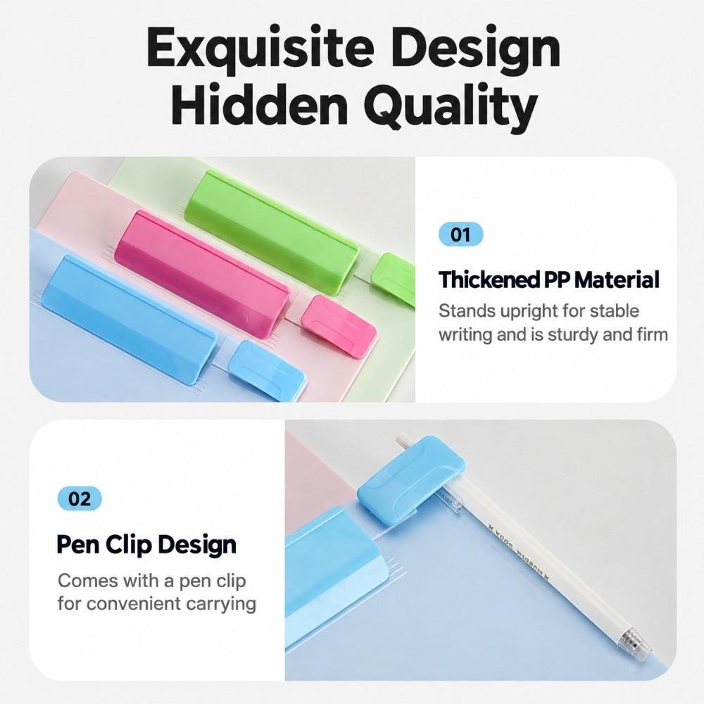 1Pc A4 Standing Clipboard Adjustable Stand Document Holder Lightweight A4 Clip Board  Students