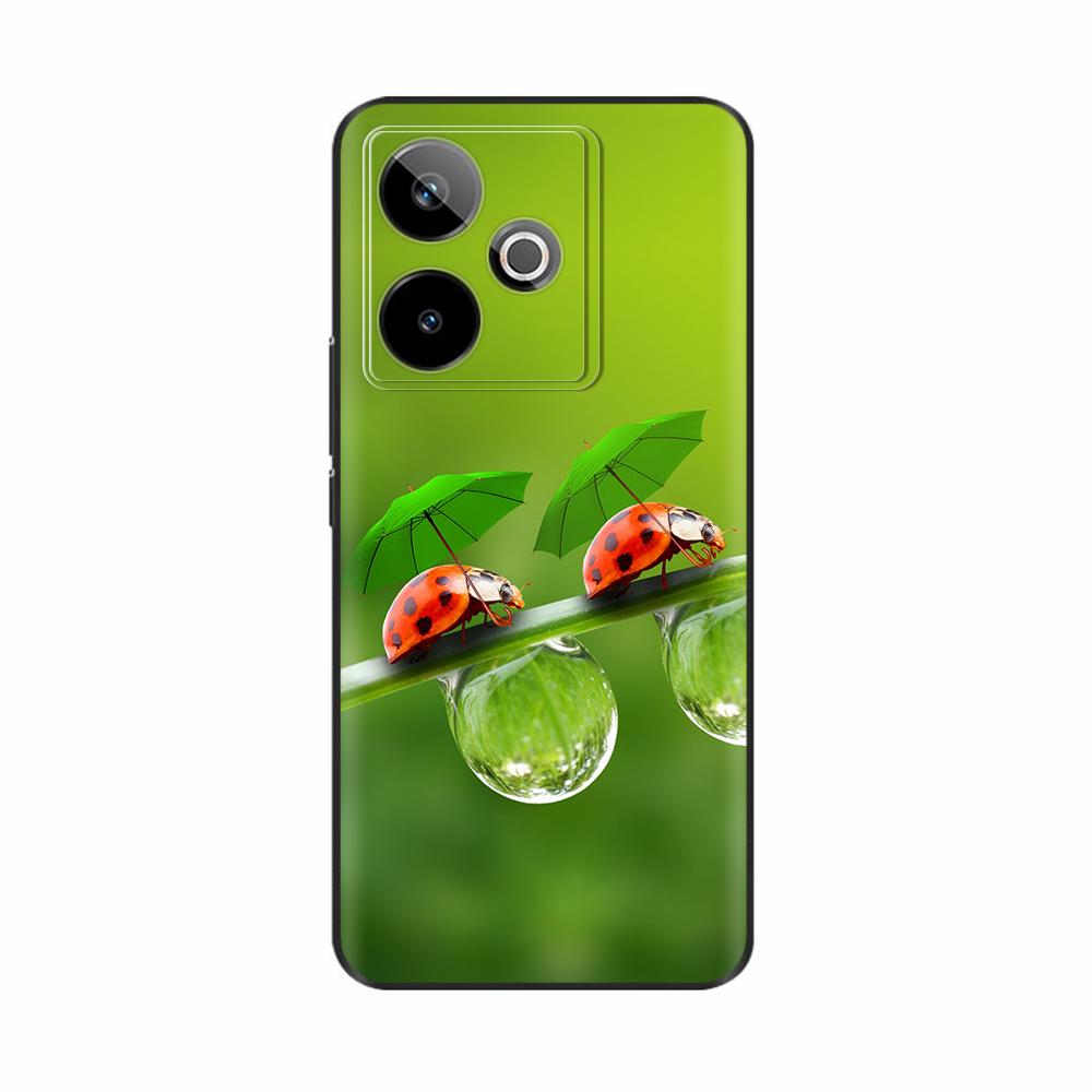 Чехол для телефона Realme GT 7 Чехол Мультяшная Защитная Задняя Крышка Для Realme GT 7T GT7T RMX5085 Мягкие Силиконовые Чехлы GT7 TPU Coque