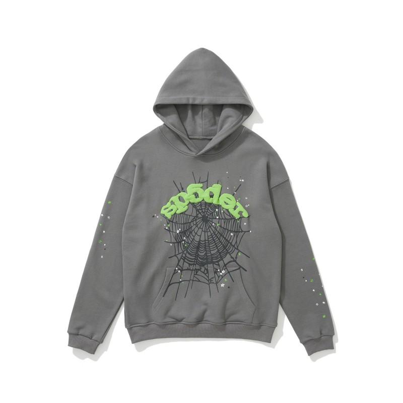 Худи Streetwear 2025 Мужское Женское Оверсайз Толстовка С Принтом Паутина Повседневный Топ