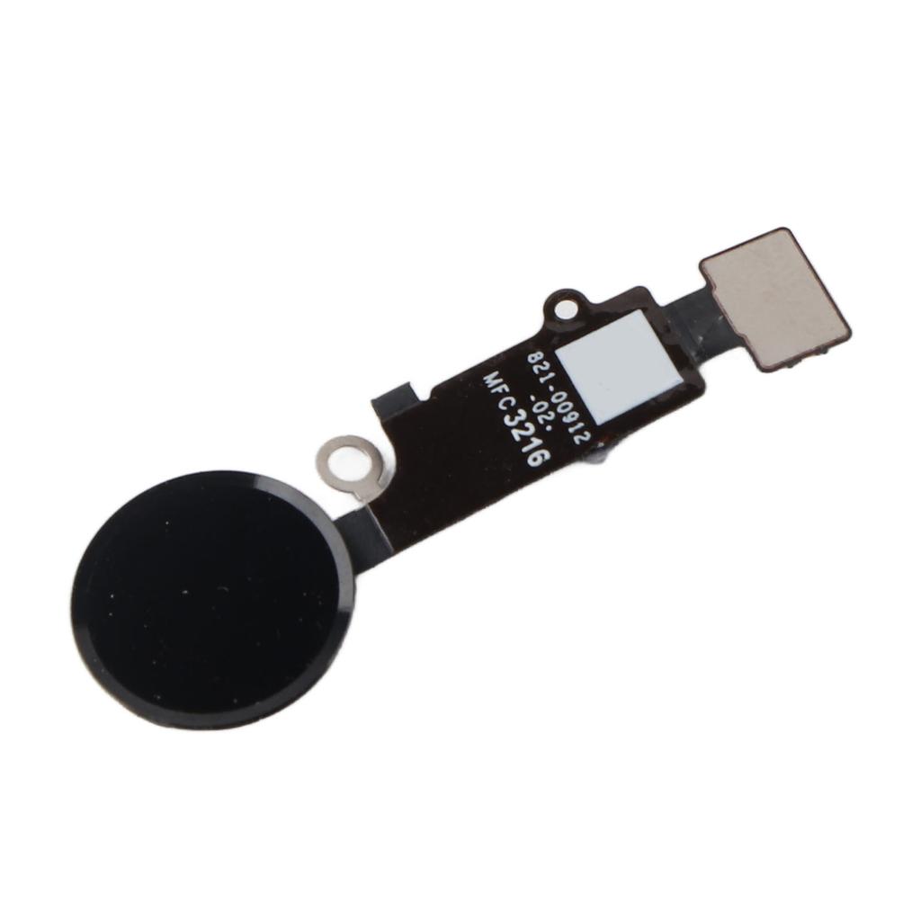 Replacement Button Flex Cable Decoration Button for iPhone 7 7plus 8 8plus (Black)