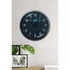 Gift Wall Clock 40 Cm Metal Anthracite Color With Verses Model