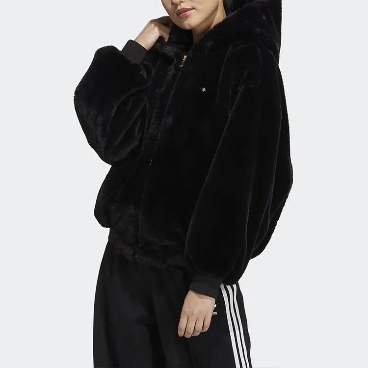 Adidas Originals FUR Jacket Women's Black (Unisex) Jackets HC6600