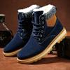 New Men Snow Boots Warm Fur Winter Shoes Men Winter Martin Boots Footwear Men Plus Size Ankle Boots Men Sneakers A869