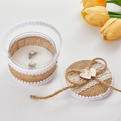 Свадебная коробка для колец, коробки для конфет для вечеринки, элегантный футляр для памятных вещей, подарок для празднования, цветок