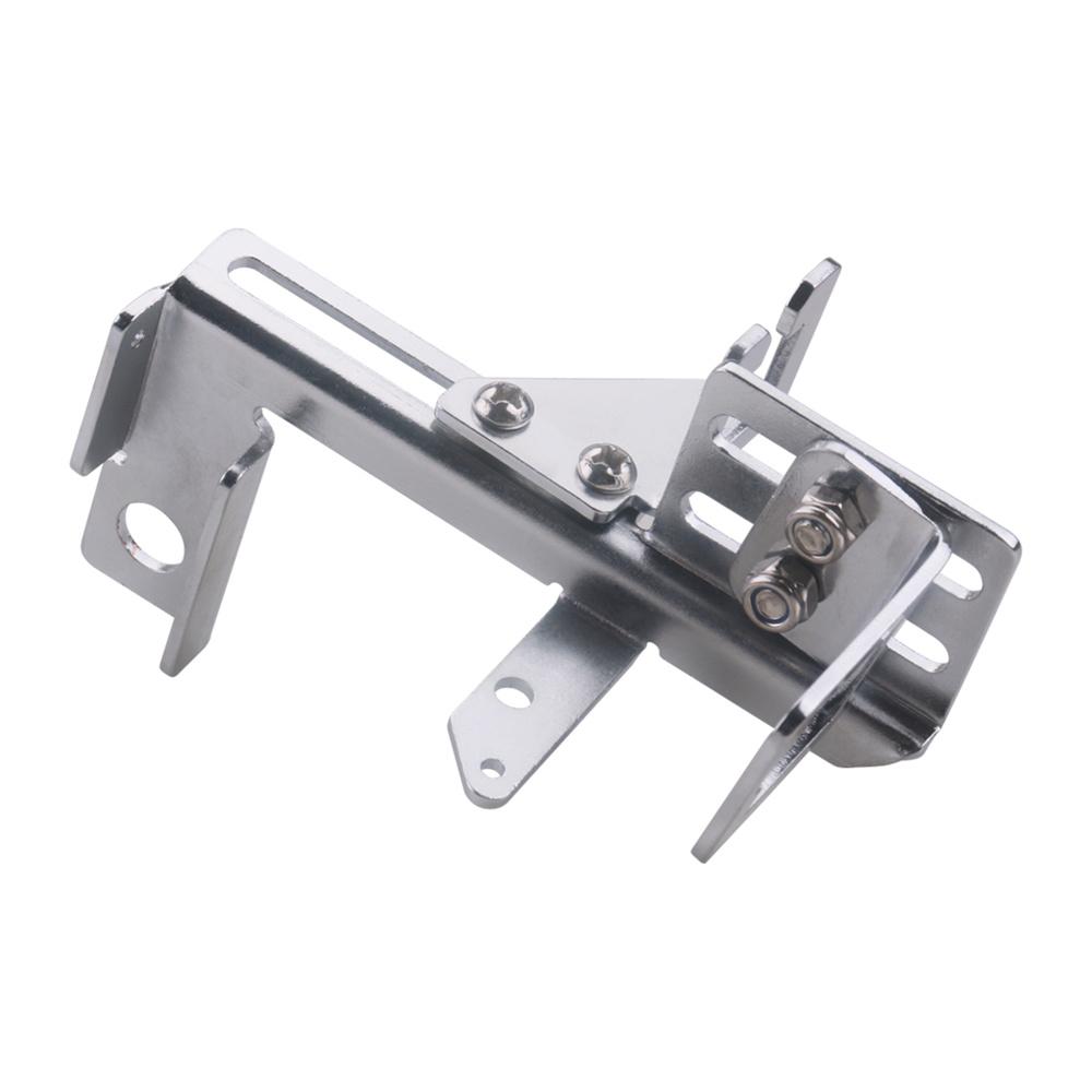 Chrome Throttle Cable Kick Down Bracket Kickdown Auto Manual Transmission Fits for Chevy