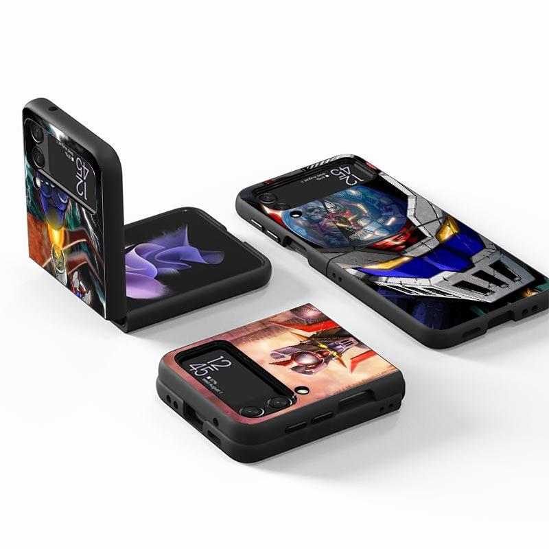 Чехол для телефона Samsung Z Flip 7 с изображением манги Мазингер З, Аниме З Флип 7, Для Samsung Z Flip 6 5 4 3 5G Galaxy ZFlip7 ZFlip4 ZFlip5 ZFlip6 ZFlip3, Чехол для телефона 4