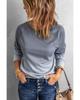 Ombre Crewneck Long Sleeve Sweatshirt