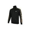 3-Stripes Track Jacket Knit Stand Collar Men Outerwear Black H48437