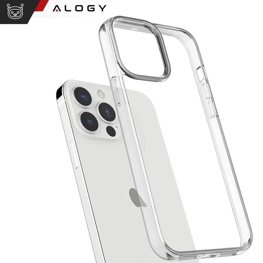 Etui Pancerne Obudowa Alogy Hybrid Case Do Apple Iphone 13 Pro Z Osłoną Na Aparat Przezroczyste