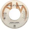 7-дюймовая пластинка CHARITY BROWN - You Beat Me To The Punch AM375 A&M Records 1974 Канада Соул/Фанк Б/У