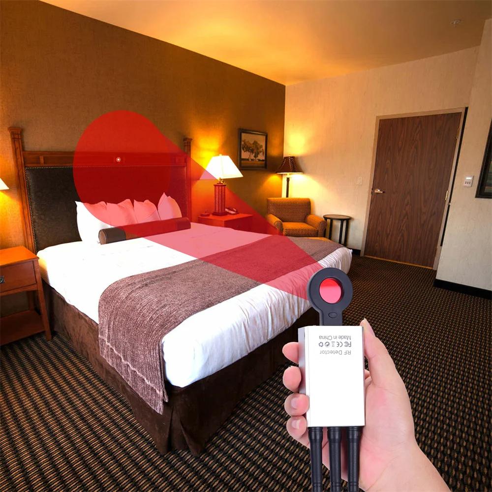 Беспроводной детектор радиочастотных сигналов, подслушивающее устройство, GSM-аудио, GPS-трекер, мини-камера, искатель, ИК-сканирование, режим ожидания AI, автоматическое обнаружение G638W