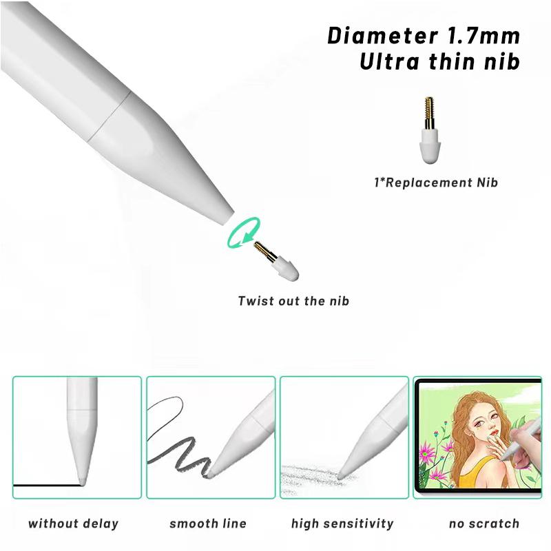 Универсальный активный стилус для рисования, емкостный стилус для сенсорного экрана для Samsung Xiaomi, IPad, IOS, Android, планшетных телефонов, карандаш