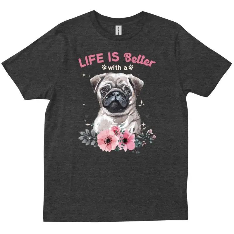 Funny Dog Mom Dad Pug For Lover Owner Momma T Shirt