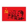 Tri Mishki WCS781 12*20cm Communism Flag Marx Engels Lenin Stalin CCCP Car Sticker Colorful Decals Motorcycle Stickers