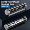 Metal Car Temporary Parking Card Rotate Phone Number Plate Auto Accessories For Opel OPC Astra J H G K Insignia Corsa D B E YC4