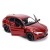 QGDM1 Bburago 1:24 Alfa Romeo Stelvio SUV Car Static Die Cast Vehicles Collectible Model Car Toys