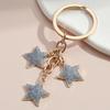 Multicolor Lovely Star Enamel Keychain Handmade DIY Pendant Exquisite Souvenir Gift for Colleagues Leaving Present