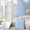 Can Be Flat Can Be Stand Foldable Full-Length Mirror Thoughtful Protection Makeup Mirror  Dormitory