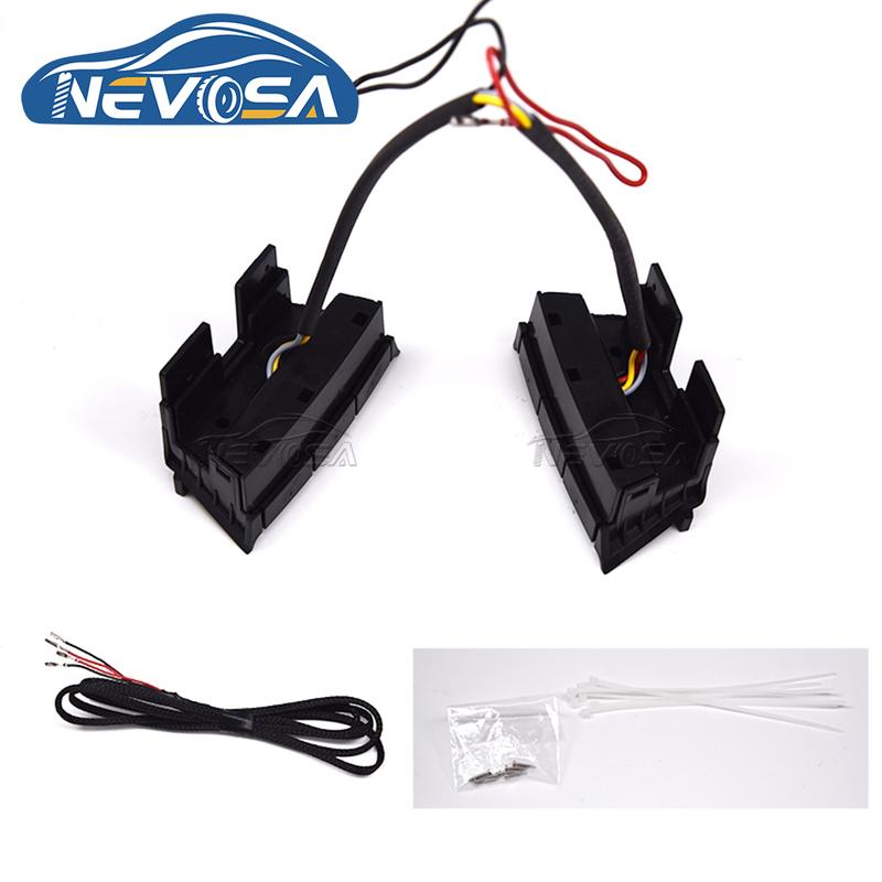NEVOSA Car Multi-functional Steering Wheel Cruise Control Buttons Switch With Cables For Ford Focus 2 2005 2006 2007 2008 2011