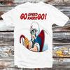 230 Gsm 100% Cotton Go Speed Racer Go Movie Poster T Shirt Vintage Retro Cool Gift Mens Womens Unisex Cartoon Anime Top Tee B612