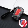 ABS Карбон 2 3 4 Кнопки Чехол-Крышка для Автомобильного Ключа Для Toyota Hilux Corolla Avensis Prado Fortuner RAV4 CHR Оболочка Аксессуары