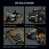 Военный MOC Leopard 2A6 времен Второй мировой войны Основной боевой танк Армии Строительные Блоки С Солдатами Модель Танка Кирпичики Игрушки Для Детей Мальчиков Подарки