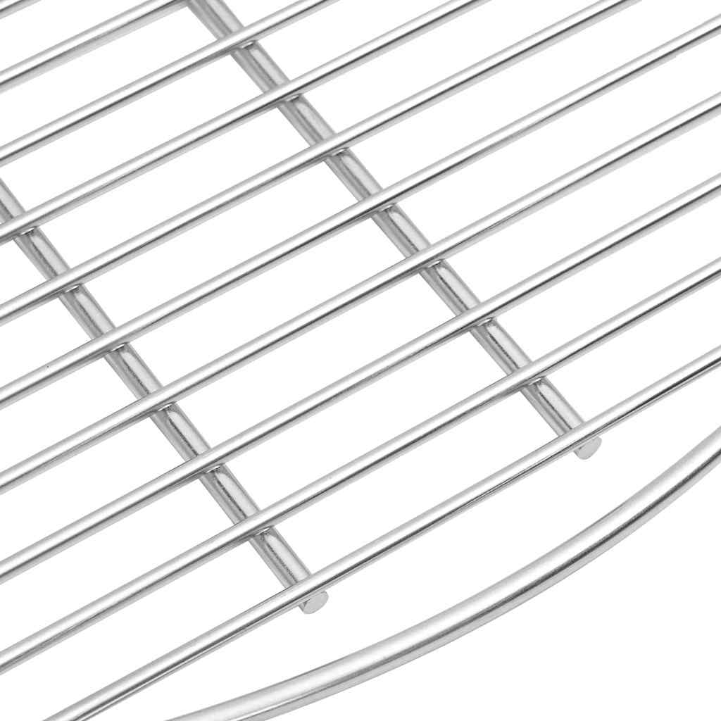Grill Grid Silver 57 x 57 cm Stainless Steel