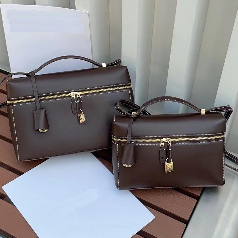 2024 Новый Extract Premium Genuine Leather Palmprint Lunch Box Сумка через плечо Большая вместимость Box Кожаная сумка