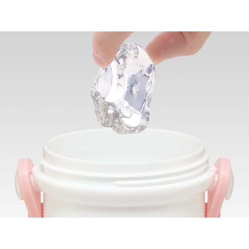 Skater Children's Water Bottle, 480ml, Direct Drinking, Plastic, One-Touch Operation, Dishwasher Safe, Made In Japan, Kobito Zukan (Peach Butt) Design