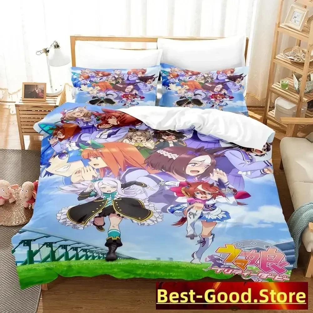 Pretty Derby Bedding Set Duvet Cover Sheet Printed Bed Set Pillowcase Bed Full Queen King Size Comforter Bedroom