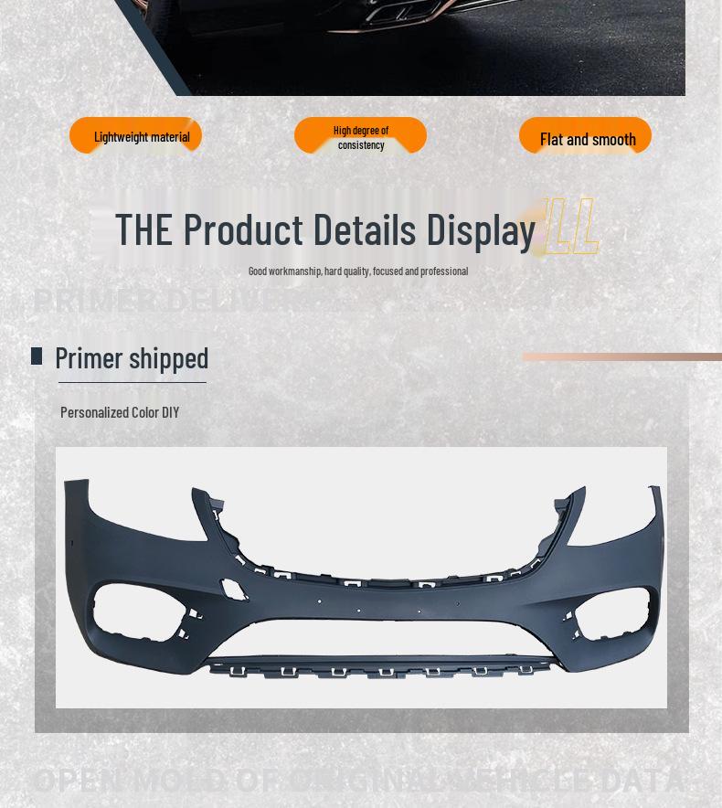 Lei Shuo ABS+PP Body Kit for Mercedes-Benz S-Class W222 S65 AMG Upgrade