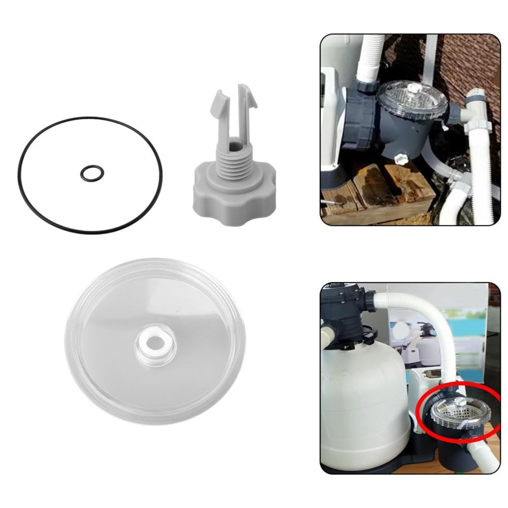 Уплотнительная прокладка для предотвращения утечек Совместима с 12-дюймовыми насосами Производительность 2100 GPH Для 12-дюймовых песочных фильтров