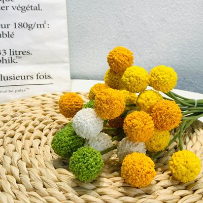 Искусственный цветочный шар Реалистичный УФ-устойчивый шар из хризантем Поддельный Свадебная вечеринка В помещении
