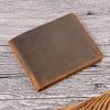Handmade Leather Wallets for Men Slim Breif Men Wallets Short Vintage Retro Manmade Wallet Money Bags
