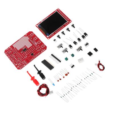 Цифровой осциллограф Kit DIY Обучающий Карманный DSO138mini Обновленный с Акриловым Защитным Корпусом