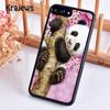 Krajews Cute keep calm and be a pandicorn panda Phone Case For iPhone 17 Air 16 15 14 plus 11 12 13 pro max coque Fundas