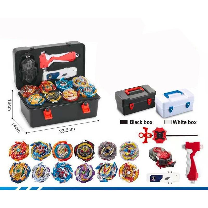 Hit Battle Toy for Kids - Hurricane CX Burst Beyblade Set, Complete with Attack Battle Plate and Launcher