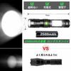 REHKITTZ LED Flashlight, Ultra-Bright 1600 Lumens, Handheld Flashlight, USB Rechargeable [2500mAh High-Capacity 18650 Battery] [10-30 Hours of Operati