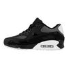 Nike Кроссовки Air Max 90 для бега Женские Низкие Черно-белые 443817-005