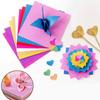 Блестящая Оригами 50 Оригами из Фольги Аврора Цветная Бумага Блестки для Изготовления Бумажных Поделок 10 Цветов x Бумага, Листы, Цвета, Бумага, Односторонняя Оригами,