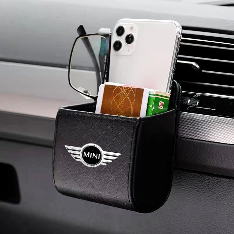 Car Air Outlet Storage Box Phone Glasses Organizer Car Goods For Mini Cooper One S Clubman R50 R53 R56 R60 F55 F56 R57 R58 R59