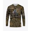 Camouflage Wild Hunting Animal Graphic T Shirts 3D Printed Men's and Women's Streetwear T-shirt Clothing O-neck Long Sleeved Tee