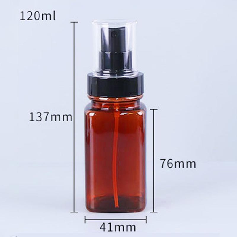 1 шт. Пустой флакон-спрей 30/50/70/100/120 мл, флакон с дозатором, коричневый, для защиты от света, контейнер для жидкой основы, крема для глаз, косметики