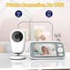 CrossVB609 3.2" Wireless Baby Monitor with Two-Way Talk, Night Vision, and Temperature Measurement
