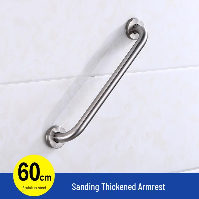304 Stainless Steel Anti-Slip Bathroom Grab Bar for Elderly - Shower, Toilet, and Stair Handle.