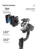 Q08 Bluetooth Selfie Stick: Anti-shake Gimbal, Mini Phone Holder, Desktop Tripod