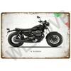 Moto Guzzi старик Винтажный Оловянный Знак Шэбби Шик Металлическая Настенная Декорация Ретро Бар Декорация античный Металлический Постер