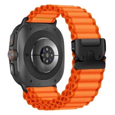 Петля Trail для парашюта Для Samsung Galaxy Watch Ultra Ремешок 47 мм аксессуары Нейлоновый браслет ремешок Galaxy watch 7 Ultra 47 мм ремешок