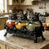 Готические Аптечные Банки для Специй С Герметичной Крышкой Дизайн с Совой, Кошками, Ведьмой Контейнер для Хранения Пищи Пустая Банка Декор для Дома