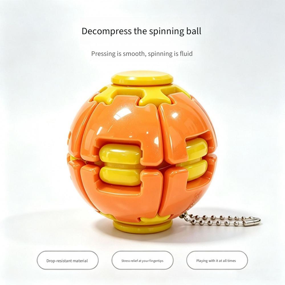 3D Printed Press Rotate Fidget Ball Dopamine Stress Relief Toy Fingertip Gyro Fun Gift For Office Adults